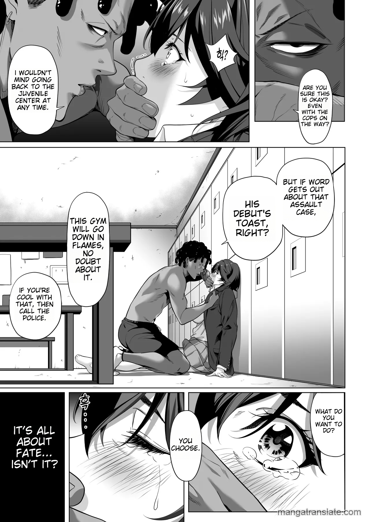 Hentai Manga Comic-On a shivering night... ~The reason why I gave my body to a scumbag junior~-Chapter 1-30